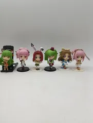 【K-1635】コードギアスフィギュア6種 コードギアスVol.2 「一番くじプレミアム コードギアス 反逆のルルーシュR2」 G賞 きゅんキャラ コードギアスin Wonderland  カレン ナナリー アーニャ2種 C.C.2種（ジャンク）