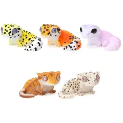 【中古】トレーディングフィギュア 全5種セット 「いきもの大図鑑ソフビコレクション レオパとクレス」