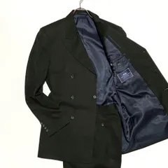 美品 Melbo メルボ 麻布テーラー スーツ タキシード セットアップ 6B ダークグレー ストライプ