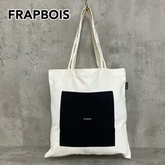 FRAPBOIS PARK フラボア パーク 限定 コラボ トートバッグ 2020 大容量 A4収納可 キャンバス 帆布 白黒 モノトーン エコバッグ ユニセックス　★ ■■のサムネイル