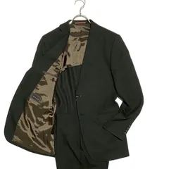 新品 Perfect Suit Factory パーフェクトスーツファクトリー ビジネススーツ セットアップ ブラック ストライプ Y7