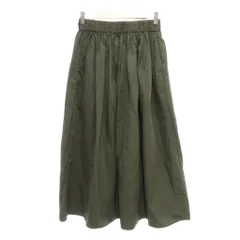ユニクロ UNIQLO 25SS タグ付き ボリューム ギャザースカート M オリーブカラー /UO