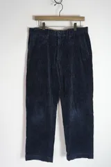 正規 90s Polo by Ralph Lauren ポロ ラルフローレン PRESTON PANT コーデュロイ チノ スラックス パンツ W33 L30 ビンテージ 紺 本物 519P★4