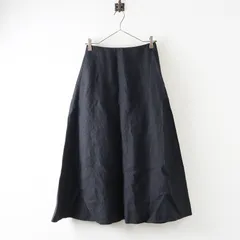 2025SS ドゥーズィエムクラス Deuxieme Classe EVERYDAY I  LIKE Linen Flare Skirt リネン フレア スカート 34｜黒【2400014678703】のサムネイル