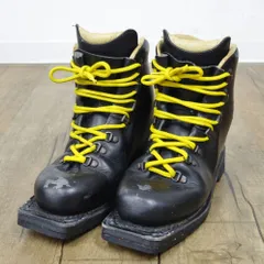 秀岳荘 3ピン テレマーク スキー レザー ブーツ 23cm ブラック 秀岳荘 3ピン テレマーク スキー レザー ブーツ 23cm ブラック