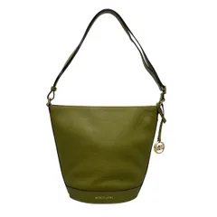 MICHAEL KORS(マイケルコース) ショルダーバッグ美品  タウンゼント 30R4G10M6L グリーン バケット レザー
