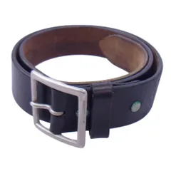 ワコマリア　WACKO MARIA レザー ベルト ブラウン　32 希少 WACKO MARIA/PYTHON LEATHER BELT（BROWN）［パイソンレザーベルト-23