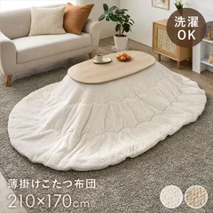 薄掛けコタツ布団 ポカUF 210×170cm こたつ用布団 カバー こたつ用掛け布団 ポカUF950 細かく編みこまれた 立体感のあるニット柄 上品 こたつ布団 もこもこしすぎない 厚み コンパクト 収納可能 洗濯可能 萩原のサムネイル