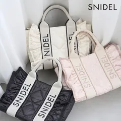 【即納】 【新作10%OFF】 スナイデル SNIDEL 鞄 25秋冬 フリルキルティングロゴバッグ ショルダーバッグ ハンドバッグ 2WAY swgb255620