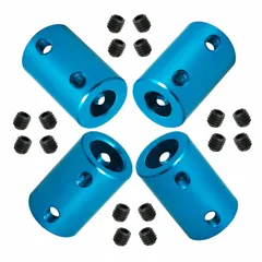 新品 Ohamtes 4Pcsシャフト直径8mm-10mmのリジッドカップリング;3Dプリンター、DIYエンコーダー、モーターコネクター、モーターガイドシャフトカプラー、モデルシャフト、モーターガイドレール、CNC工作機械に適しています