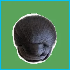 【在庫セール】レディース ポイント ウィッグ シニヨン 盛り髪 盛りウィッグ 部分ウィッグ つけ毛 お団子 髪飾り フォーマル 耐熱 結婚式 RemeeHi 和装 浴衣 着物 ブラック