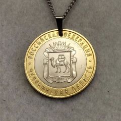 エストニアの国獣 オオカミ　コインネックレス　着けっ放しOK エストニアの国獣 オオカミ コインネックレス 着けっ放しOK｜Yahoo