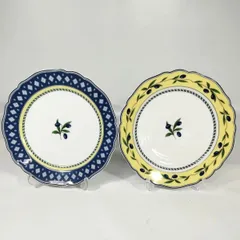 【美品】フッチェンロイター　メドレー　19cm プレート　2枚セット 《NO 01029》のサムネイル