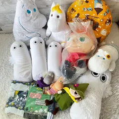 ムーミン ぬいぐるみ 未開封バスタオル 一番くじ未開封 13点セット 大量まとめ売り 13