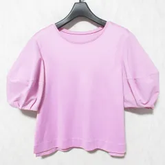 美品 24SS ANAYI アナイ パフスリーブ カットソー サイズ36 ライトパープル レディース 古着 中古 USED