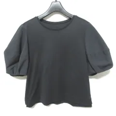 美品 24SS ANAYI アナイ パフスリーブ カットソー サイズ36 ブラック レディース 古着 中古 USED