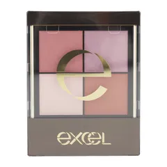 excel エクセル リアルクローズシャドウ CX03 パフスリーブ 3.5g アイメイク アイシャドウ 4色 パウダーアイシャドウ[定形内郵便]