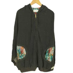 ツモリチサト TSUMORI CHISATO ニットパーカー 半袖 ジップアップ ドルマンスリーブ レディース JPN：2 