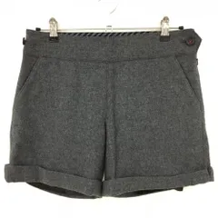 【超美品】トミーヒルフィガーゴルフ ハーフパンツ ダークグレー ウール混 裏地付 レディース M ゴルフウェア Tommy Hilfiger Golf