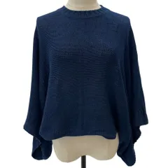 45R ストレッチウールケーブルポンチョセーター ネイビー 2025年最新】45rpmポンチョの人気アイテム - メルカリ