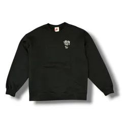 Nike x Stussy International Crewneck Sweatshirt インターナショナルクルーネックスウェット トレーナー ナイキ ステューシー コラボ DC498-010 M 2250M4