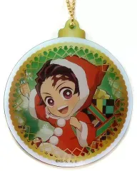 【中古】キーホルダー 竈門炭治郎 「鬼滅の刃×ufotable cafe クリスマスイベント2020 ランダムオーナメント風アクリルチャーム Aグループ」