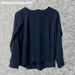 URBAN RESEARCH ネイビー バックリボン 長袖シャツ Fサイズ