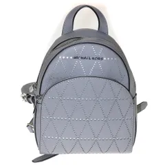 MICHAEL KORS (マイケルコース) ジオメトリックパターン レザー パンチング バッグパック レディース グレー 35H7SAYB1T