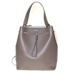 FURLA (フルラ) STAYC ステイシー レザー 2WAY ハンド ショルダーバッグ ブラウン