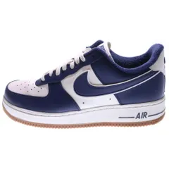 NIKE (ナイキ) AIR FORCE 1 LOW COLLEGE PACK エアフォース1 カレッジパック ローカットスニーカー ホワイト/ブルー US10.5/28.5cm DQ7659-101