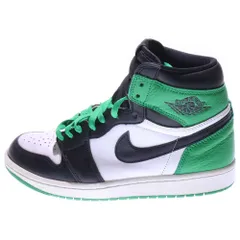 NIKE (ナイキ) AIR JORDAN 1 HI BLACK AND LUCKY GREEN1 DZ5485-031 エアジョーダン1 ラッキーグリーン ハイカットスニーカー ホワイト/グリーン US9.5/27.5cm