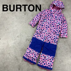 【美品】Burton  バートン　4T  キッズ　スノーボードウェア ピンク　ブルー　パープル　 DRYRIDE素材  アニマル