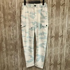 コ　WJK　ダヴルジェイケイ　5175 pe27d　side pocket slim slacks　サイドポケット スリムスラックス　l.blue camo　エル・ブルー カモ　S・M・Lサイズ　【未使用・タグ付き】のサムネイル