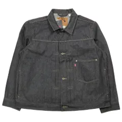 未使用 Levi's リーバイス PREMIUM BLACK TYPE I TRUCKER JACKET デニムジャケット ブルゾン カバーオール ジージャン XL 黒 メンズ 古着 中古 USED