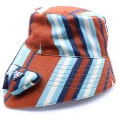 2025年最新】リナイロン バケットハット トライアングルロゴ プラダの