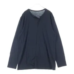 Ground Y (グラウンドワイ) 21SS ダブルカラー ロングスリーブ 長袖Tシャツ カットソー ブラック GR-T12-046