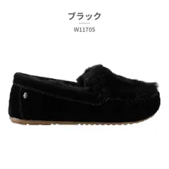 【正規品取扱店･新品】EMU Australia モカシン レディース ケアンズ リバース ファー W11705 エミュ オーストラリア 2025秋冬 Cairns Reverse Fur シープスキン 定番 ファー