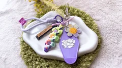 【1点物】パラコード✶キーホルダー　バッグチャーム　No.4