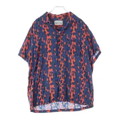 11033【美品・人気デザイン】ワコマリア☆ツートーン オープンカラーシャツ 11033【美品・人気デザイン】ワコマリア☆ツートーン オープンカラー