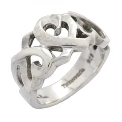★SALE【5jmb0367】ティファニー リング トリプルラビングハート シルバー925 7号【中古】レディース