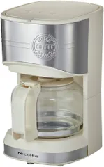 【動作確認済】【中古】本体のみ レコルト ホームコーヒースタンド 5杯用 RHCS-1W ホワイト系