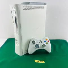 ◇TK080【本体セット】Xbox360 エックスボックスサンロクマル ホワイト 本体 コントローラー セット マイクロソフト Xbox X360 Xenon 家庭用ゲーム機 据置型ゲーム機 第7世代