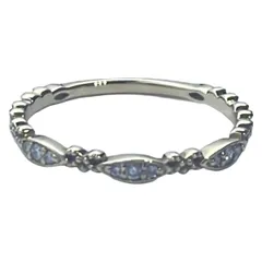 agete(アガット) リング美品  K10×ダイヤモンド 0.06ct