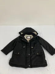 送料無料★Zara Kids ザラキッズ★コート　アウター★子供　5歳　110㎝★ブラック　黒★男女兼用　 #71022sj80