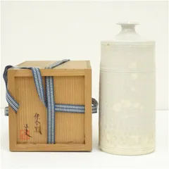 越前焼　銀杏窯　上村正史造　花瓶（共箱） 花器 おしゃれ かわいい アンティーク フラワーベース 華道 華道具 茶道具 茶道 生花 花入れ