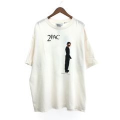 25SS/国内正規】2PC_SS TEE 2PAC / WHITE - メルカリ