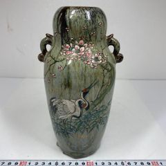 オールドノリタケ Noritake フラワーベース マルキ印 里帰り 桜柄