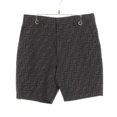フェンディ FENDI パンツ ズッカ ポリエステル コットン ハーフパンツ