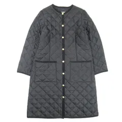 美品 Traditional Weatherwear トラディショナルウェザーウェア ARKLEY LONG キルティングコート ジャケット アウター 34 黒 ブラック レディース 古着 中古 USED