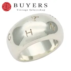 【中古】 シャネル リング・指輪 シルバー925 約17.6g シルバー アクセサリー ロゴ ボリューム レディース 女性 CHANEL